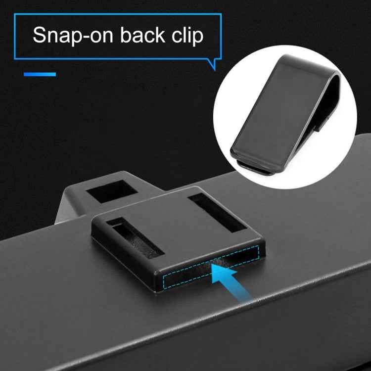 Car Multi-functional Glasses Case Sunglasses Box with Card Slot, Flat Style