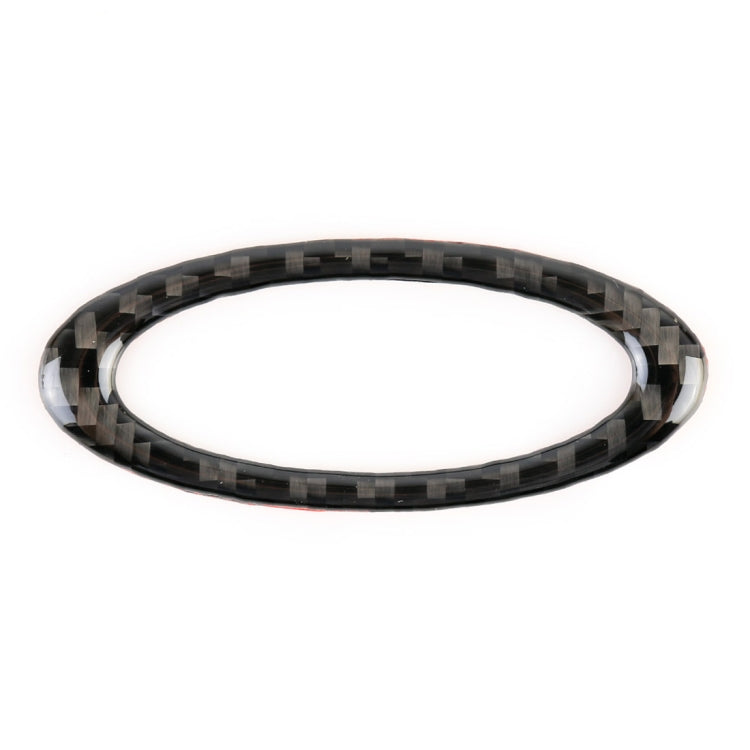 Car Carbon Fiber Steering Wheel Frame Decorative Sticker for Ford New Mondeo 2013-2019, Steering Wheel Frame