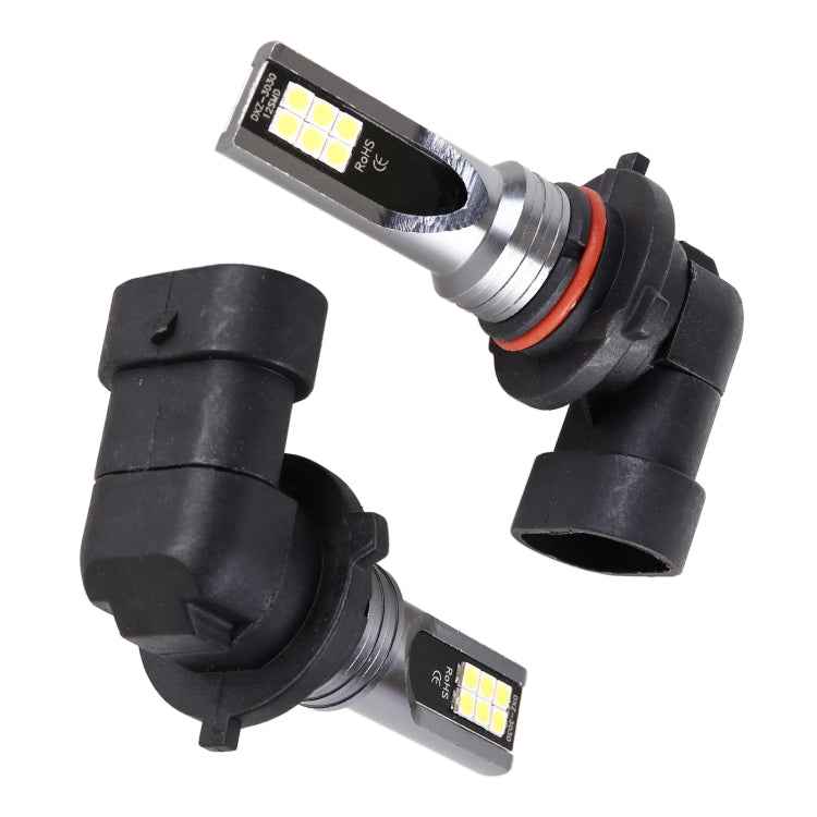 2 PCS 9006 DC12V-24V / 12W / 3000K / 800LM 12LEDs SMD-3030 Car LED Fog Light