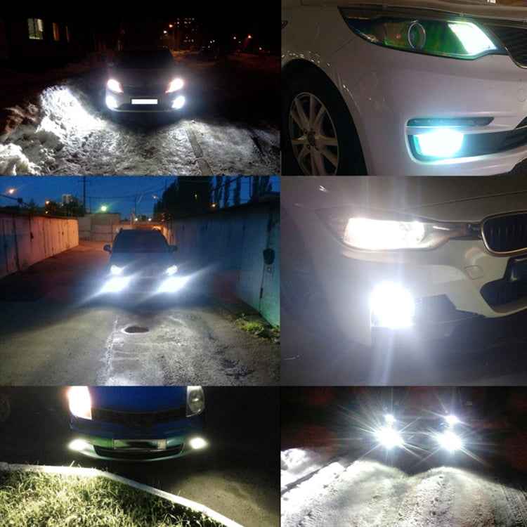 2 PCS 9006 DC12V-24V / 12W / 3000K / 800LM 12LEDs SMD-3030 Car LED Fog Light