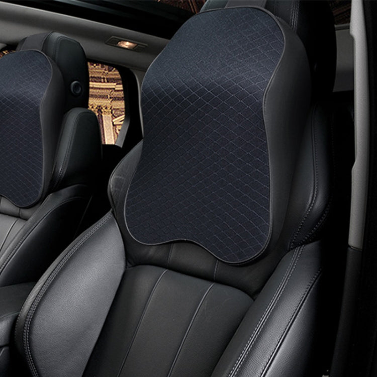 Four Seasons Breathable Memory Foam Car Neck Pillow Polyester Headrest