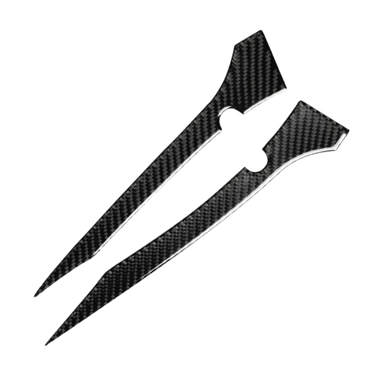 2 PCS Car Carbon Fiber Rearview Mirror Bumper Strip Decorative Sticker for BMW G30 (2018-2019) / G11 (2016-2019), Right Drive with Camera, Rearview Mirror Right Drive with Camera