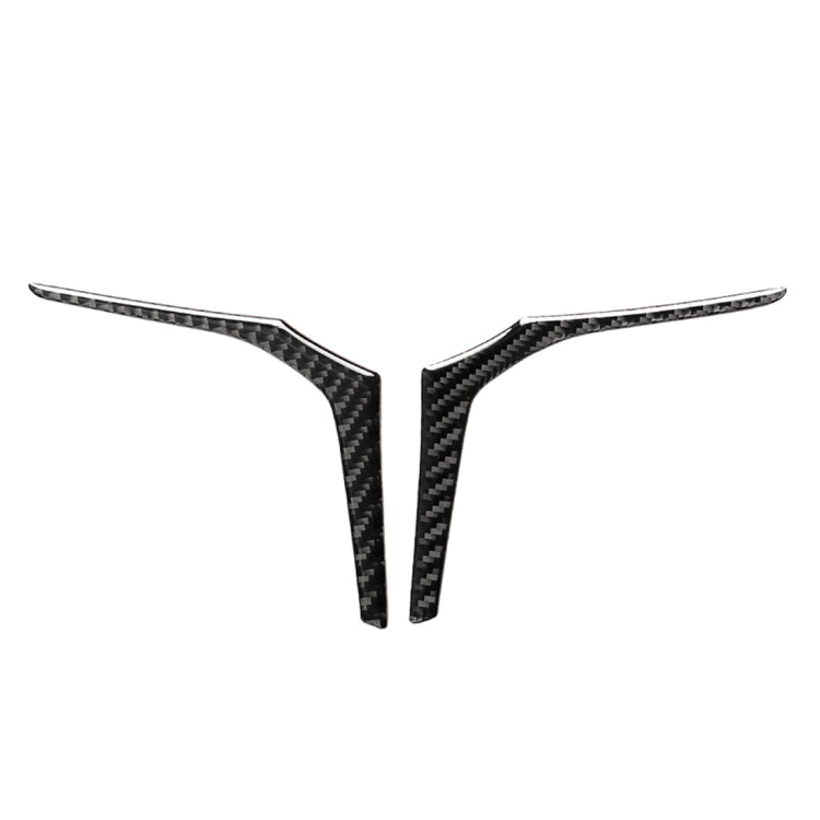 Car Carbon Fiber Steering Wheel Lower Panel Decorative Sticker for BMW G30(2018-2020) / G01(2018-2020) / G02(2019-2020), Steering Wheel Lower Panel