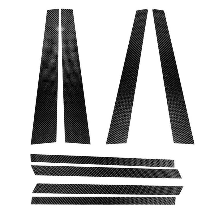 Car Carbon Fiber B Column Decorative Sticker for BMW E70 2008-2013, For BMW E70