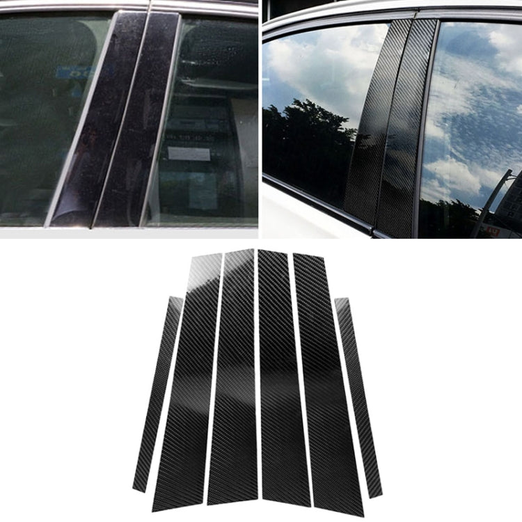 Car Carbon Fiber B Column Decorative Sticker for BMW E90 2005-2012, For BMW E90