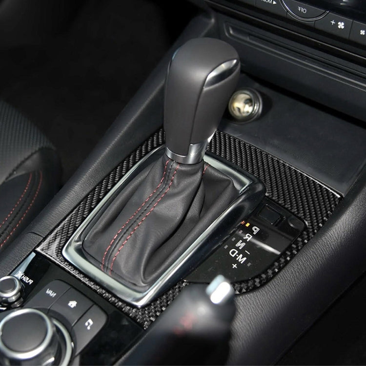 Car Carbon Fiber Right Drive Gear Frame A Decorative Sticker for Mazda Axela 2013-2016, Right Drive Gear Frame A