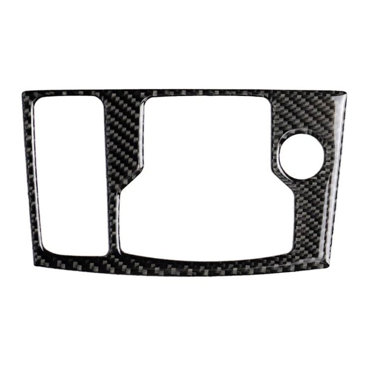 Car Carbon Fiber Left Drive Multimedia Frame B Decorative Sticker for Mazda Axela 2017-2018, Left Drive Multimedia Frame B