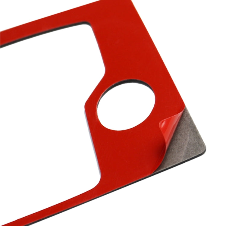 Car Carbon Fiber Left Drive Multimedia Frame B Decorative Sticker for Mazda Axela 2017-2018, Left Drive Multimedia Frame B