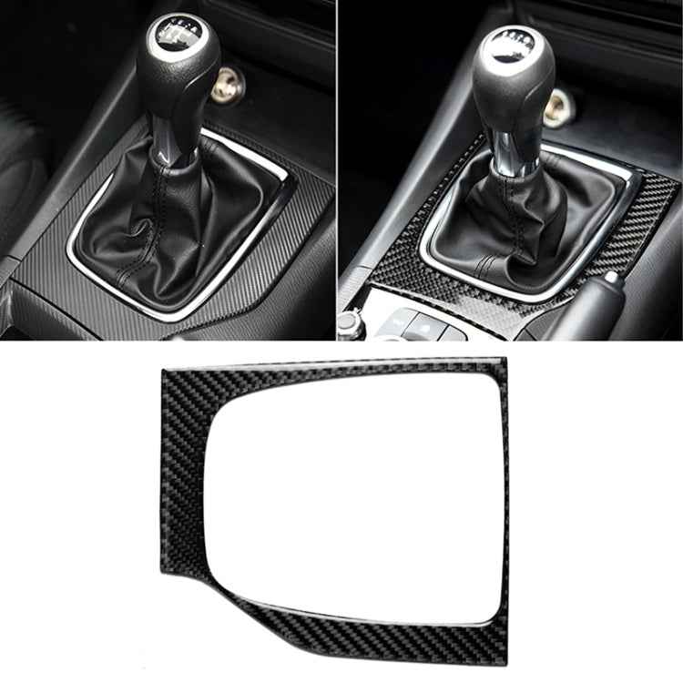 Car Carbon Fiber Right Drive Manual Gear Frame C Decorative Sticker for Mazda Axela 2017-2018