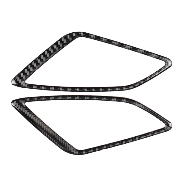 Car Carbon Fiber Instrument Air Outlet Decorative Sticker for Mazda Axela 2014 / 2017-2018, Instrument Air Outlet