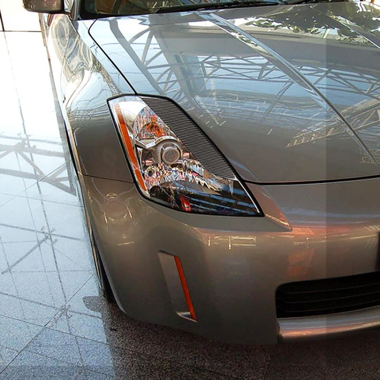 Car Carbon Fiber Light Eyebrow for 2003-2009 Nissan 350Z All Models, For 2003-2009 Nissan 350Z All Models