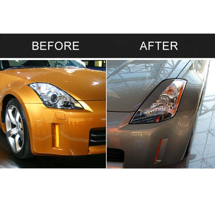 Car Carbon Fiber Light Eyebrow for 2003-2009 Nissan 350Z All Models, For 2003-2009 Nissan 350Z All Models