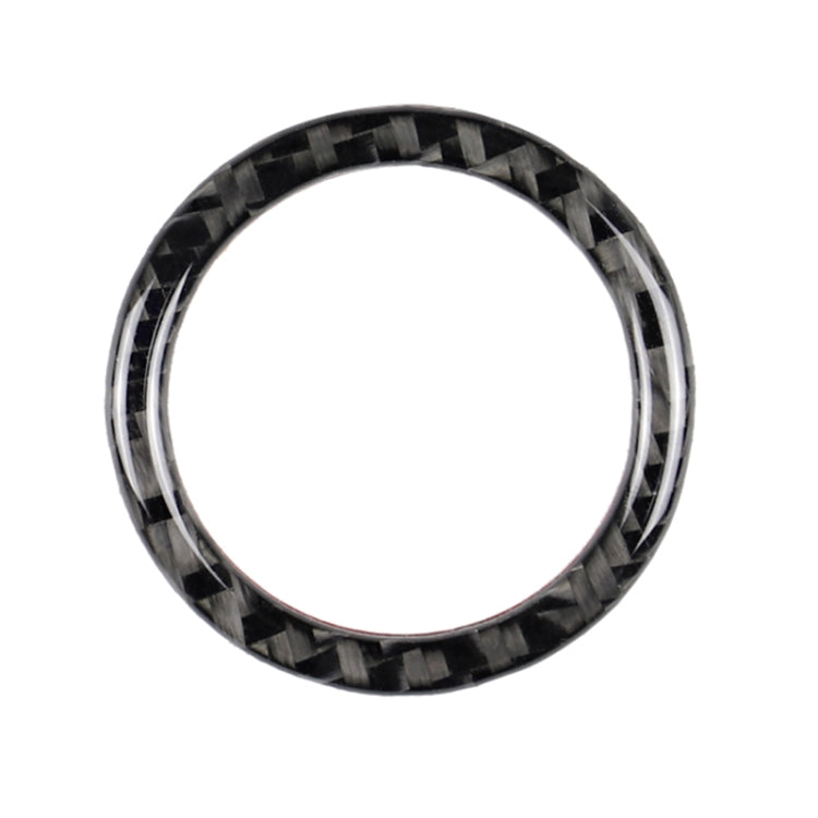 Car Carbon Fiber One-button Start Decorative Sticker for Toyota Eighth Generation Camry 2018-2019, One-button Start