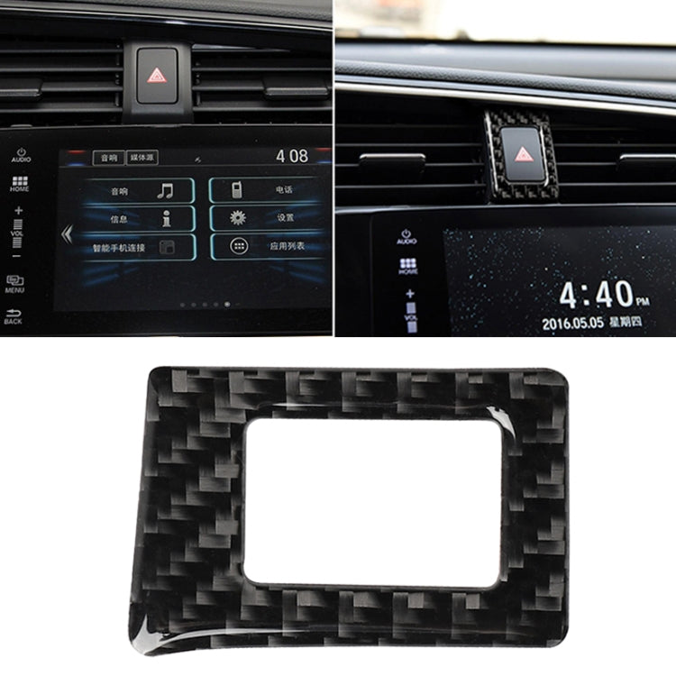 Car Carbon Fiber Double Flash Frame Decorative Sticker for Honda Tenth Generation Civic 2016-2019, Double Flash Frame