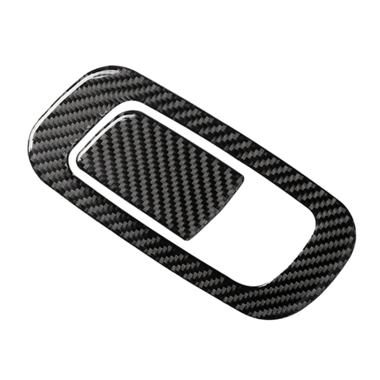 Car Carbon Fiber Storage Box Switch Decorative Sticker for Honda Tenth Generation Civic 2016-2019, Left Drive, Storage Box Switch