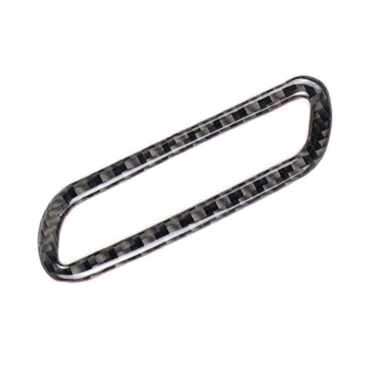 Car Carbon Fiber Seat Memory Adjustment Decorative Sticker for Cadillac XT5 2016-2017, Left Drive