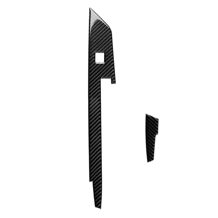 2 in 1 Car Carbon Fiber Central Control Stripe Decorative Sticker for Chevrolet Camaro 2017-2019, Central Control Stripe