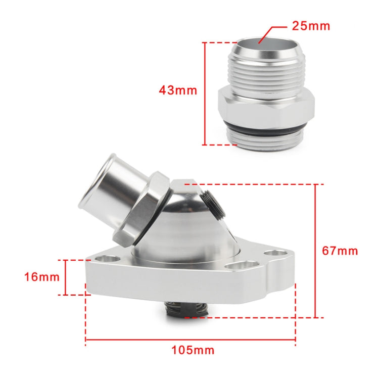 Car Modification Coolant Thermostat for Honda Engine K Series K20 / K24, For Honda Engine K Series
