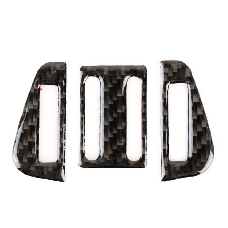 Carbon Fiber Car Air Outlet Decorative Sticker for Jaguar F-PACE