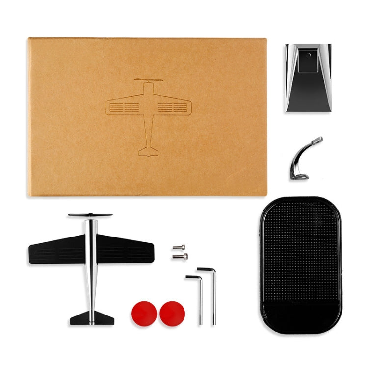 Car Interior Decoration Accessories Aircraft Model Ornaments Propeller Rotating Solar Energy Ornament