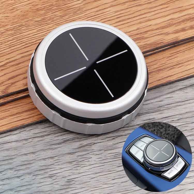 Multi-function Knob Modified IDRIVE Button Decorative Cover for BMW 1 2 3 5 Series X1 X3 X5 X6, Five-button integrated Cross