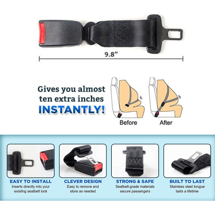 Car Seat Belt Extension Strap, Extension Strap Length: 23cm