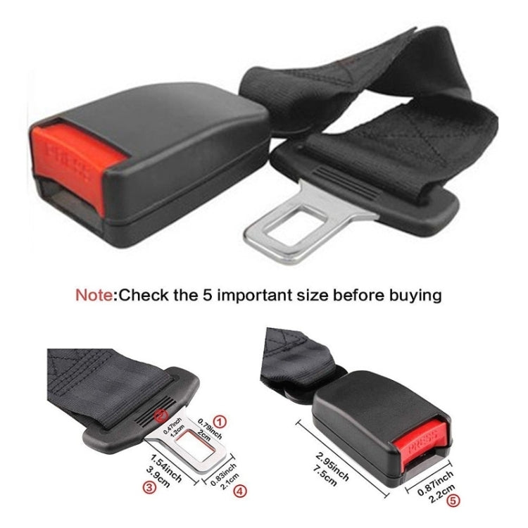 Car Seat Belt Extension Strap, Extension Strap Length: 23cm
