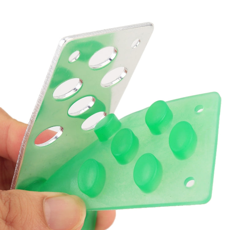 3 in 1 Small Luminous Non-Slip Automatic Gear Car Pedals Foot Brake Pad Cover Set, 3 in 1