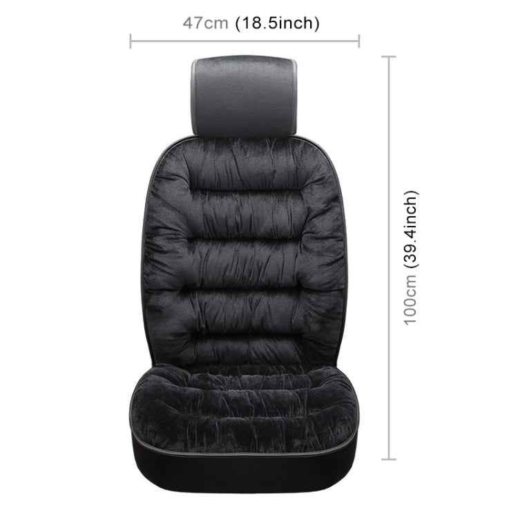 Car Thick Plush Seat Cushion Warmer Cover Winter Seat Mat