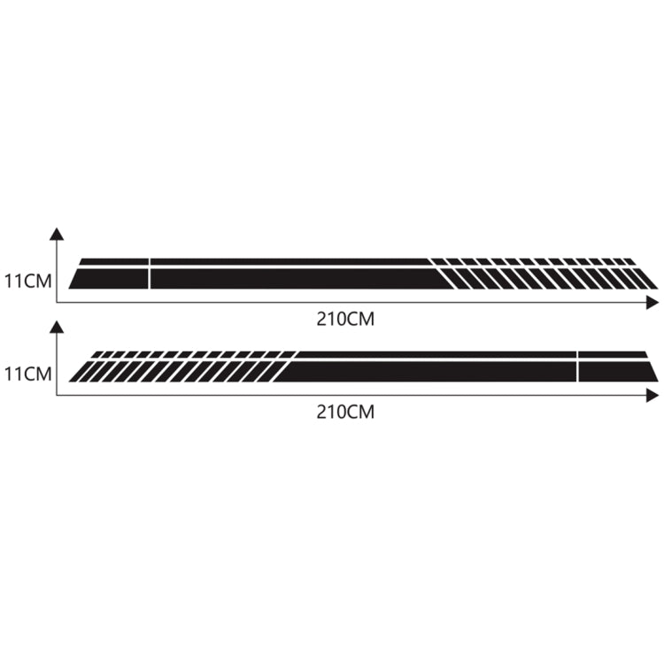 Car Styling Stripe PVC Sticker Auto Decorative Sticker, D-700