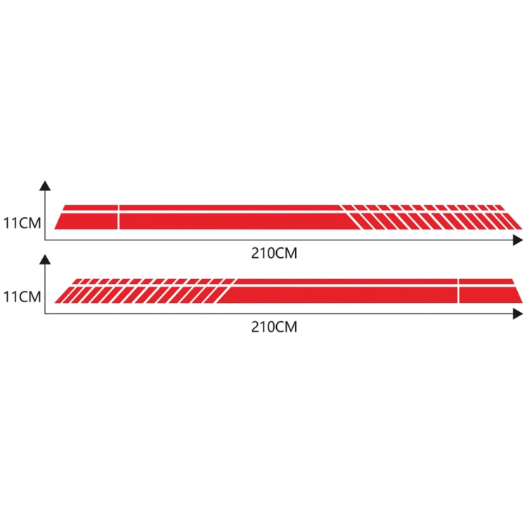 Car Styling Stripe PVC Sticker Auto Decorative Sticker, D-700
