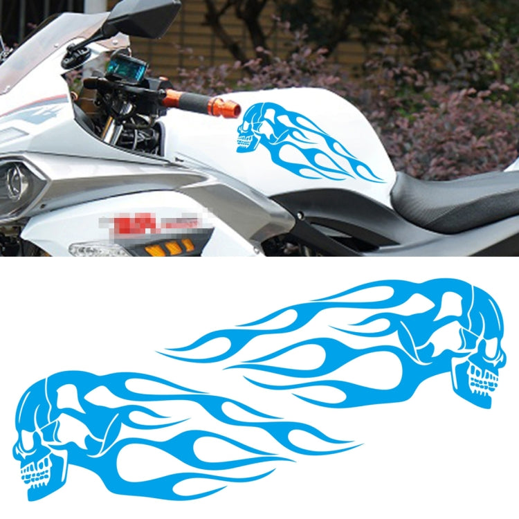 Motorcycle Styling Skull Head PVC Sticker Auto Decorative Sticker, D-712