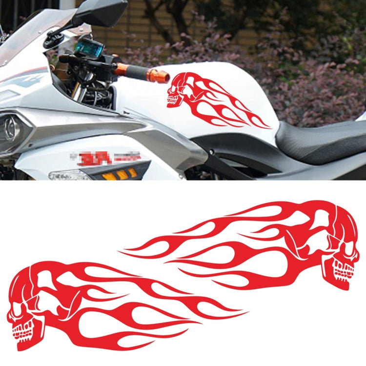 Motorcycle Styling Skull Head PVC Sticker Auto Decorative Sticker, D-712