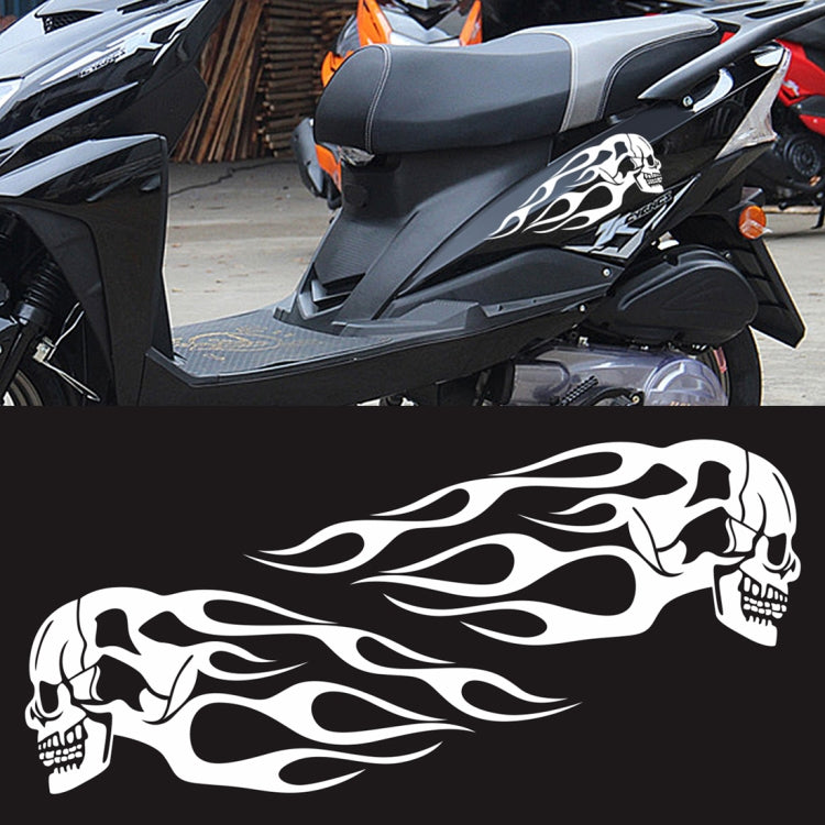 Motorcycle Styling Skull Head PVC Sticker Auto Decorative Sticker, D-712