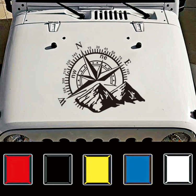 Car Styling Mountain Compass PVC Sticker Auto Decorative Sticker, D-813
