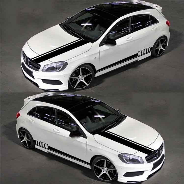 5 in 1 Car Styling Stripe Hood PVC Sticker Auto Decorative Sticker, D-935