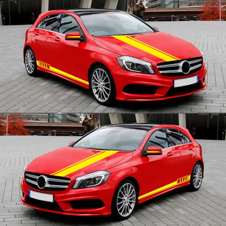 5 in 1 Car Styling Stripe Hood PVC Sticker Auto Decorative Sticker, D-935