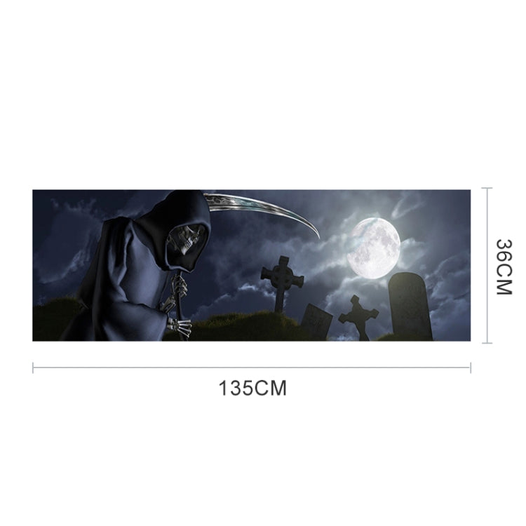 Death Cemetery Pattern Horror Series Car Rear Window Decorative Sticker, Size: 135 x 36cm, Size: 135 x 36cm