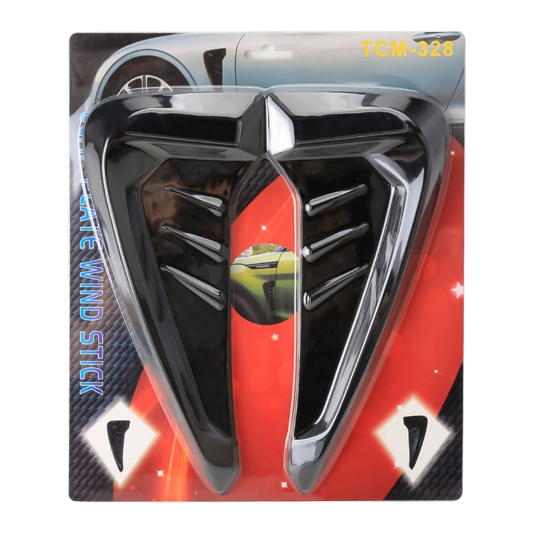 TCM-328 2 PCS Car Plastic Decorative Sticker Outside Sticker, Plastic