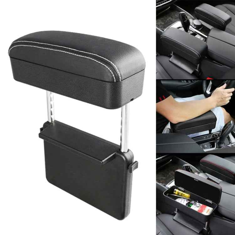 Universal Car PU Leather Wrapped Armrest Box Cushion Car Armrest Box Mat with Storage Box