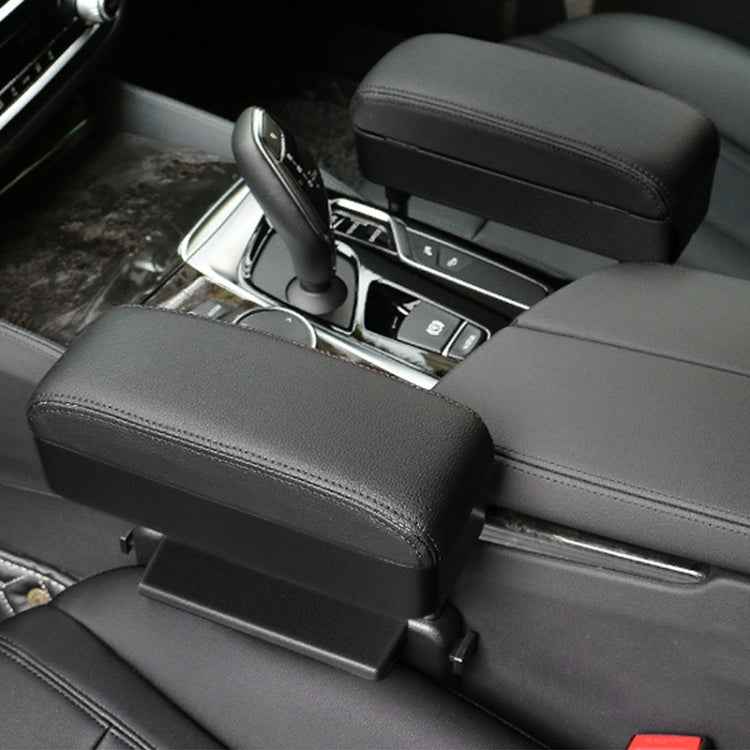 Universal Car PU Leather Wrapped Armrest Box Cushion Car Armrest Box Mat with Storage Box
