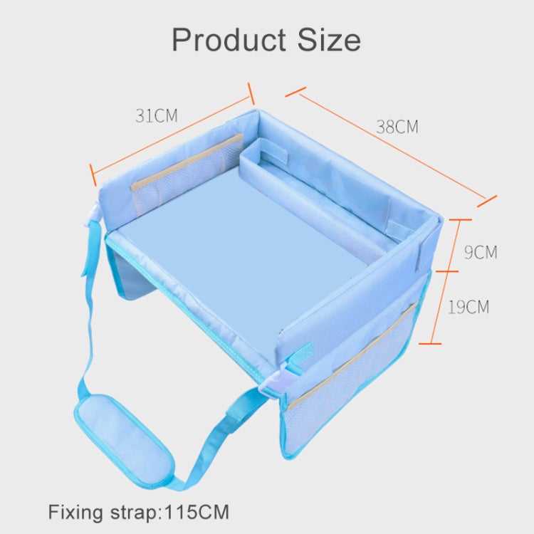 Children Waterproof Dining Table Toy Organizer Baby Safety Tray Tourist Painting Holder (Pink Food), CRP0968A, CRP0968B, CRP0968C, CRP0968D, CRP0968E, CRP0968F