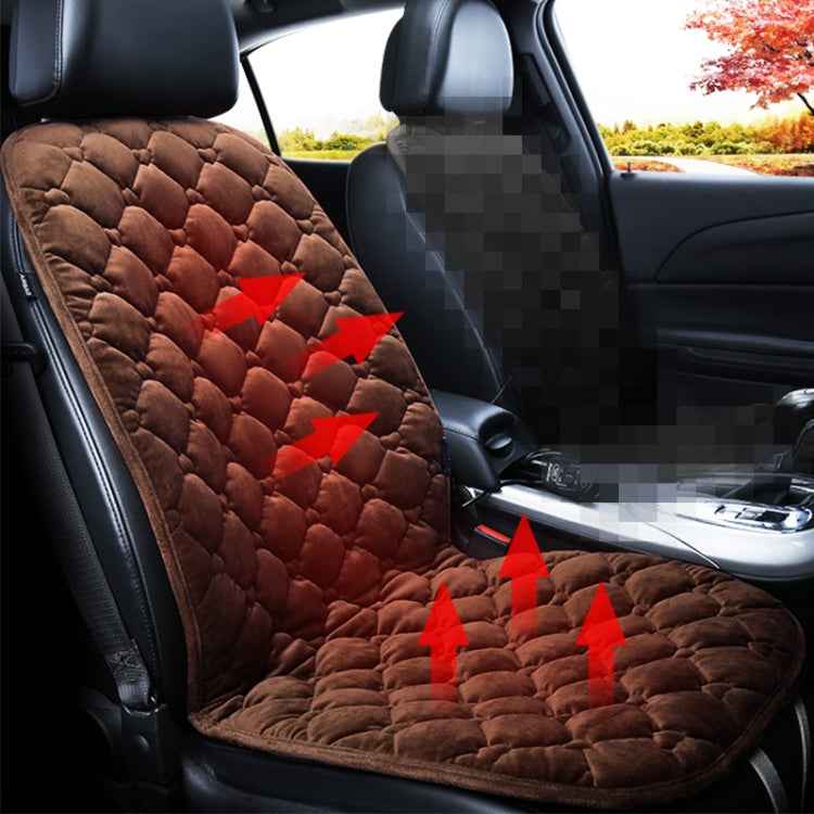 Car 24V Front Seat Heater Cushion Warmer Cover Winter Heated Warm, Single Seat