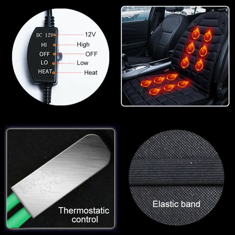 Car 24V Front Seat Heater Cushion Warmer Cover Winter Heated Warm, Single Seat, 24V Single Seat (Beige), 24V Single Seat (Red), 24V Single Seat (Black), 24V Single Seat (Coffee)