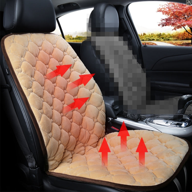 Car 24V Front Seat Heater Cushion Warmer Cover Winter Heated Warm, Single Seat, 24V Single Seat (Beige), 24V Single Seat (Red), 24V Single Seat (Black), 24V Single Seat (Coffee)