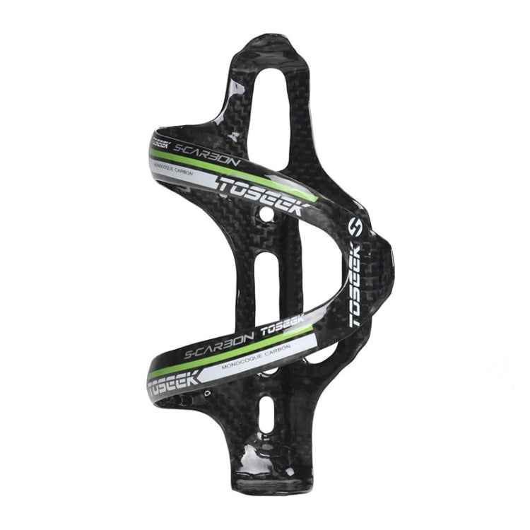 TOSEEK Gloss Full Carbon Fiber Road Bicycle Water Bottle Holder