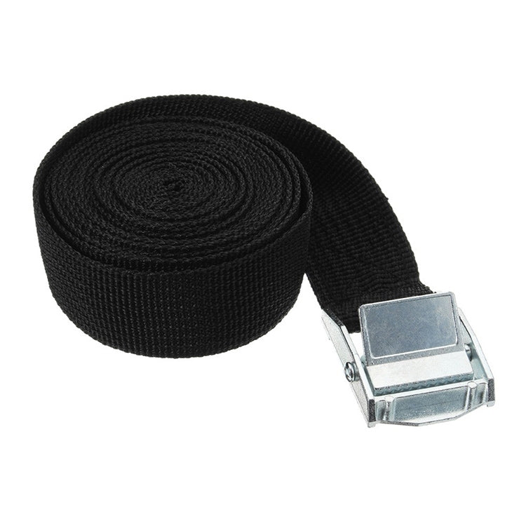 Car Tension Rope Luggage Strap Belt Auto Car Boat Fixed Strap with Alloy Buckle,Random Color Delivery, Size: 25mm x 6m, 6m