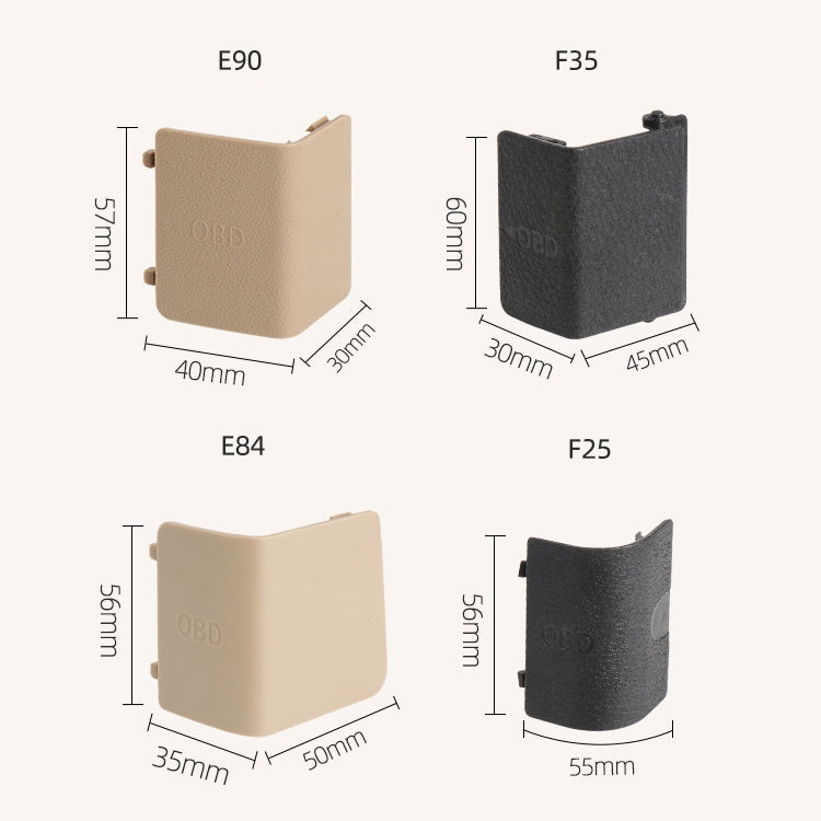 Car Diagnostic Plug Cover OBD Panel Decorative Cover 51437147538 for BMW E90 2005-2012