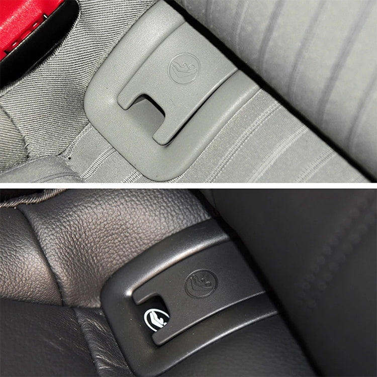 Car Rear Children Seat Isofix Cover for Audi A4 2009-2016, For Audi A4 2009-2016 (Black), For Audi A4 2009-2016 (Grey)
