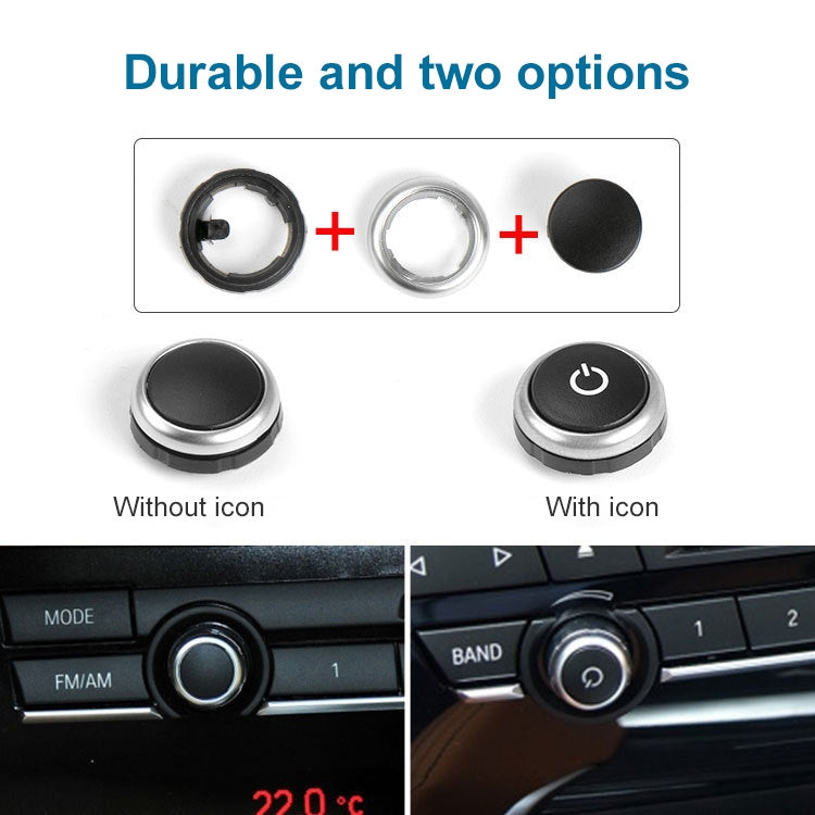 Car Radio Switch Button CD Player Volume Knob 64119350272 for BMW F10, For BMW F10